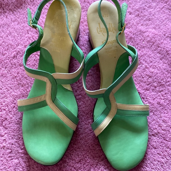 VINTAGE Y2K ITALIAN LEATHER SHOES 7.5 - Picture 6 of 11